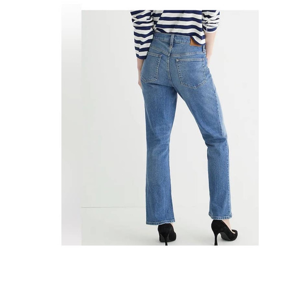 J. Crew 9" demi-boot crop jean in Roselawn Wash - Picture 3 of 6